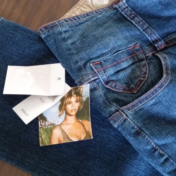 Beyonce Deréon High-Waist Blue Jeans 11/12 NWT - Picture 4 of 6